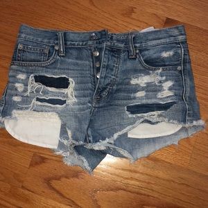 American Eagle Distressed Denim Shorts